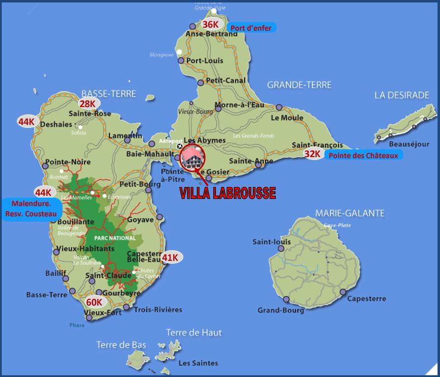 Villa Labrousse Le Gosier  Exteriör bild
